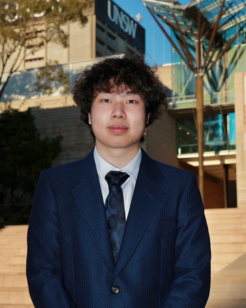 Portrait of Myles Yan, Secretary of Australian Wall Street UNSW